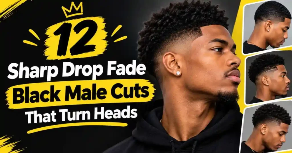 12 Sharp Drop Fade Black Male Cuts That Turn Heads