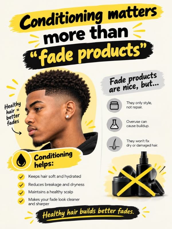 Conditioning matters more than “fade products”