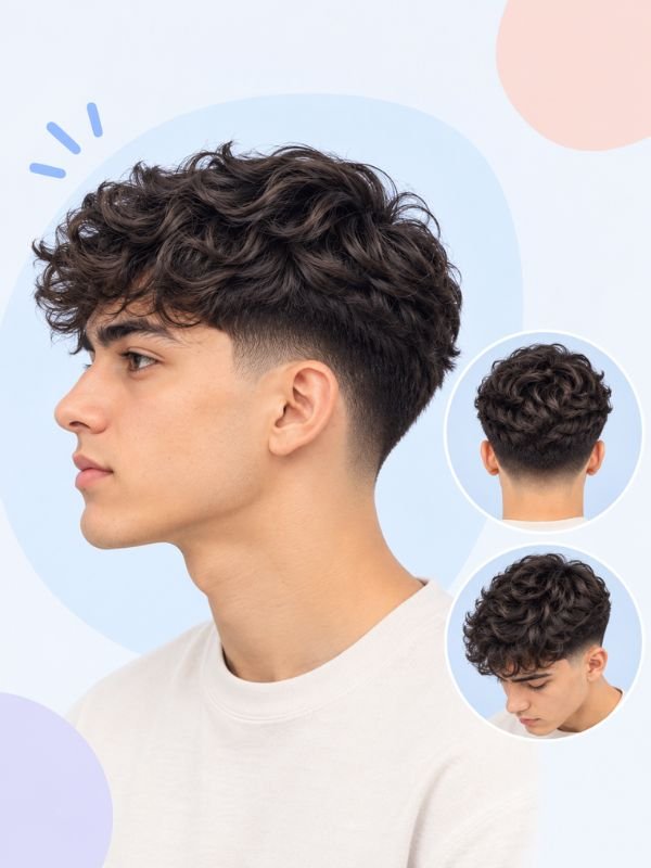 _Edgar cut with a low taper fade
