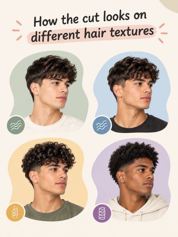 How the cut looks on different hair textures