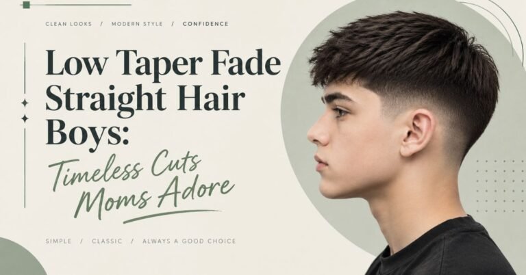 Low Taper Fade Straight Hair Boys Timeless Cuts Moms Adore