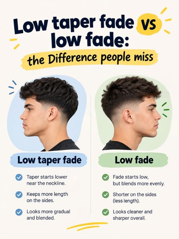 Low taper fade vs low fade the Difference people miss