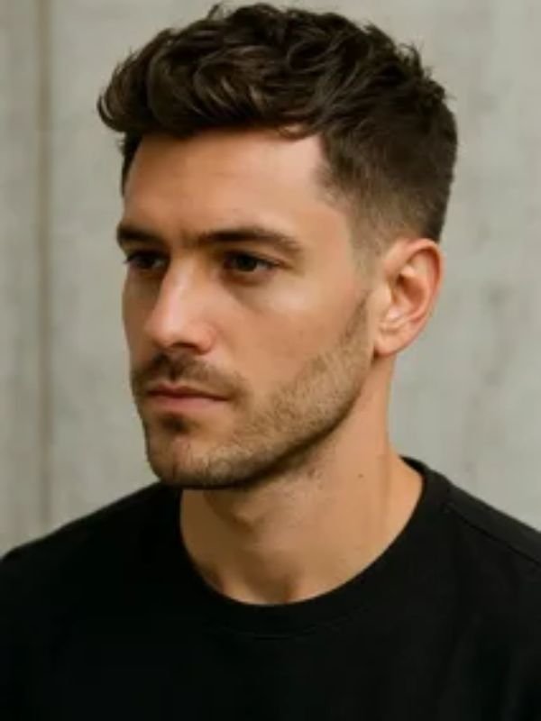 Straight or wavy short hair
