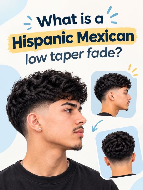 Hispanic Mexican Low Taper Fade